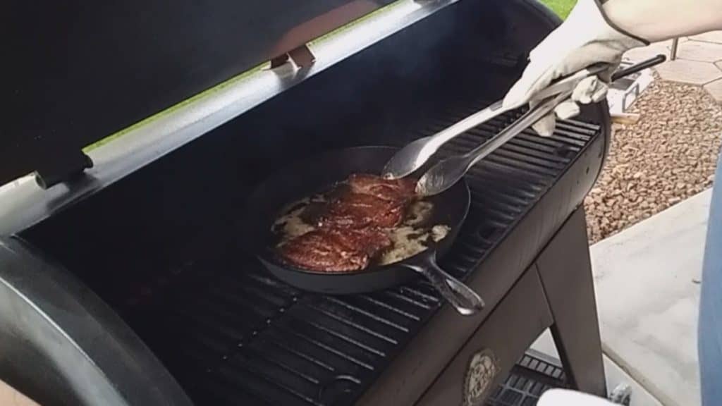 Can You Put A Cast Iron Skillet In A Pellet Smoker Grill